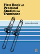 PRACTICAL STUDIES FOR TROMBONE #1 cover